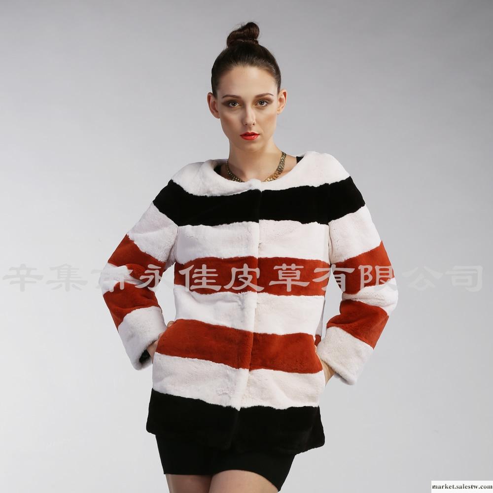 供應永佳皮草標準裘皮服裝 真皮皮衣皮草 皮毛一體 獺兔外套 貂皮大衣 水貂 狐貍工廠,批發,進口,代購