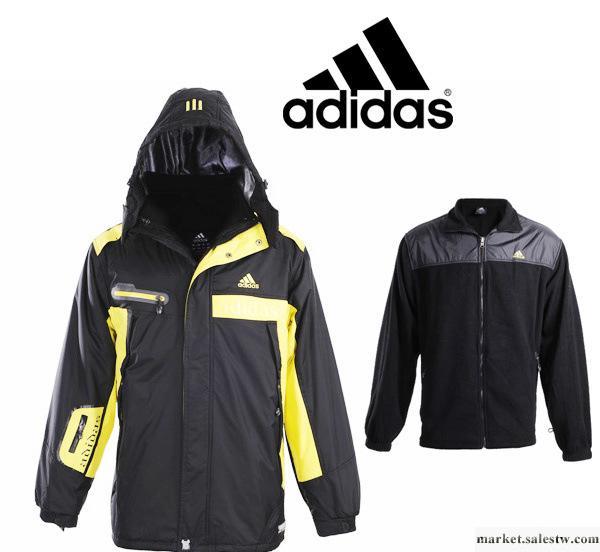 特價批發 阿迪達斯adidas 男款外套 加厚保暖 兩件套 棉衣工廠,批發,進口,代購