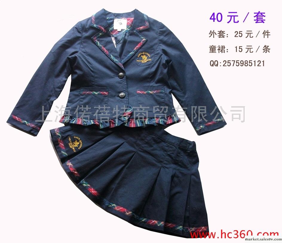 供應外貿原單，女童2粒紐扣圓角西裝，外套PO外貿原單，3-5歲中小童童裝，女工廠,批發,進口,代購