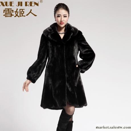 供應雪姬人 貂皮大衣女款2012新款 水貂皮草外套 整貂裘皮大衣工廠,批發,進口,代購