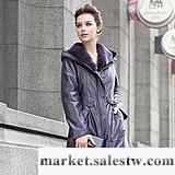 嵐爵 尼克服 女 2012新款女裝 獺兔內膽 女裝外套 帶帽長款 704工廠,批發,進口,代購