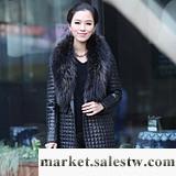 得億羊新女裝綿羊皮真皮皮衣貉子毛領女款外套008工廠,批發,進口,代購