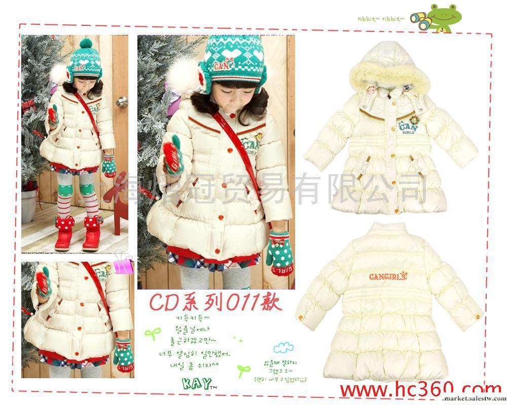 供應TLF品牌秋冬款童羽絨服 CD011女童羽絨服 公主款童外套工廠,批發,進口,代購
