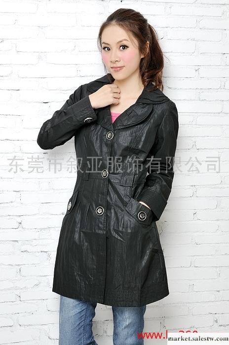 供應敘亞服飾Q-3新款風衣外套 韓版休閑翻領風衣批發.工廠,批發,進口,代購