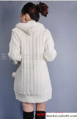 供應2011秋冬新款 超溫暖舒適 加厚加絨開衫毛衣外套工廠,批發,進口,代購