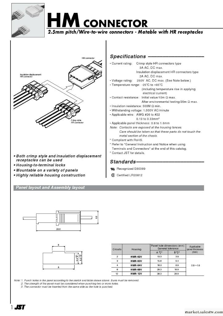 供應優質SHR-001T-P0.6連接器工廠,批發,進口,代購