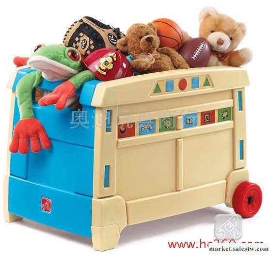 原裝進口 美國step2 收納箱 儲物箱 手拉玩具箱 7004 兒童家俱工廠,批發,進口,代購