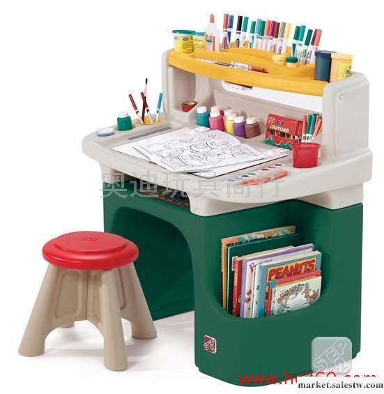 美國Step2玩具 家俱 小藝術家畫臺 綠色 8858 兒童書畫桌 學習桌工廠,批發,進口,代購