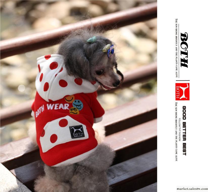 寵物衣服批發2011韓國BOTH 紅印花快樂裝寵物服裝狗衣服寵物用品工廠,批發,進口,代購