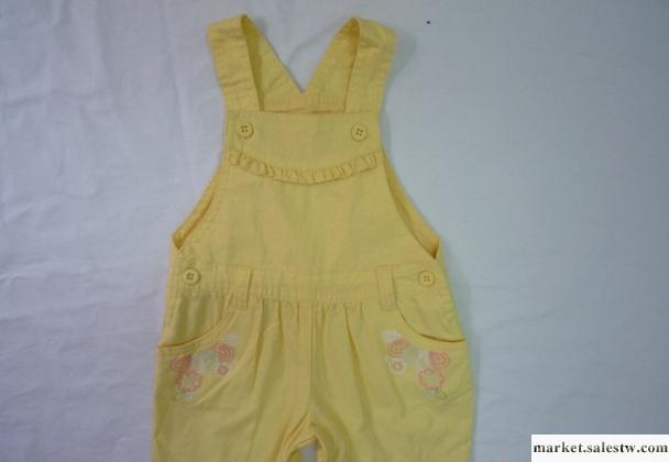 2011新款外貿童裝 童裝童褲 黃色女童背帶褲工廠,批發,進口,代購
