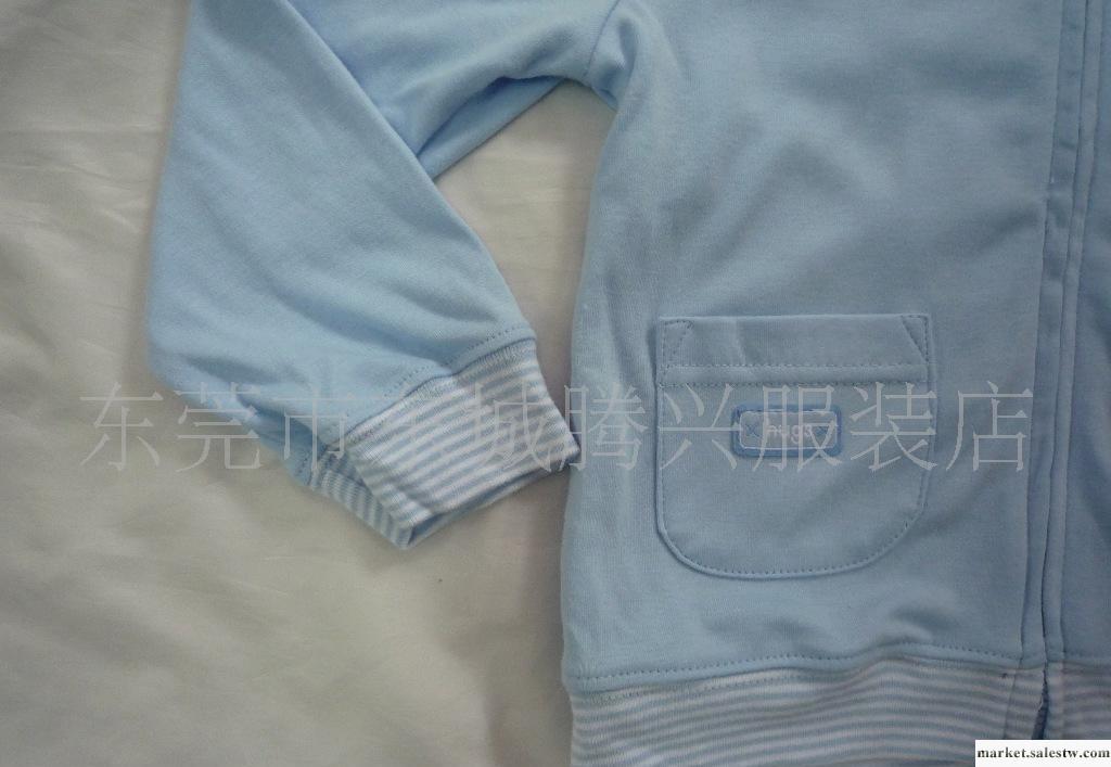 2010新款韓版外貿童裝 日韓品牌女童裝天藍色帽衫工廠,批發,進口,代購