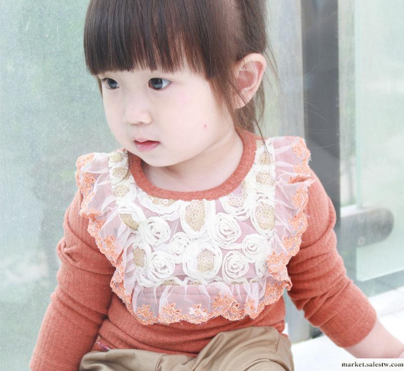F5934 童裝秋冬 棉衣 韓版打底衫 女童長袖針織衫 外貿童裝 特價工廠,批發,進口,代購