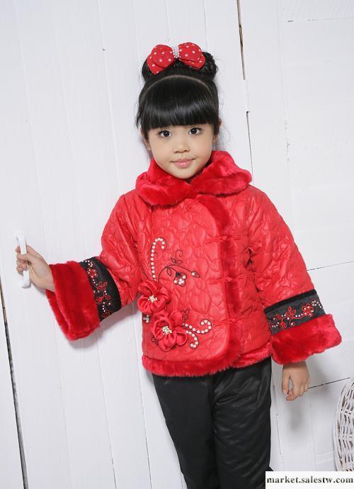 小巧可人童裝 11142#庫存年貨童裝 公主女童套裝 高檔唐裝 現貨工廠,批發,進口,代購