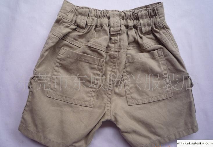 2011新款外貿童裝  童裝童褲  帥氣麻棉男童多袋中褲工廠,批發,進口,代購