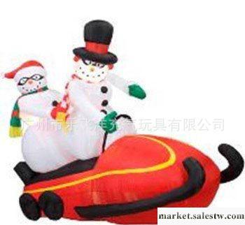 氣模廠家直銷 充氣雪人圖 圣誕禮品組合 節慶用品 定制充氣玩具工廠,批發,進口,代購