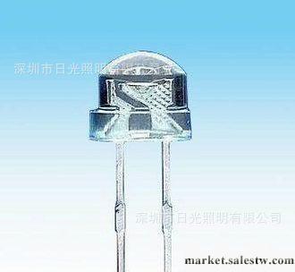 F5草帽LED 白光燈珠1600-1800MCD  8500-9000K 草帽燈珠批發・進口・工廠・代買・代購