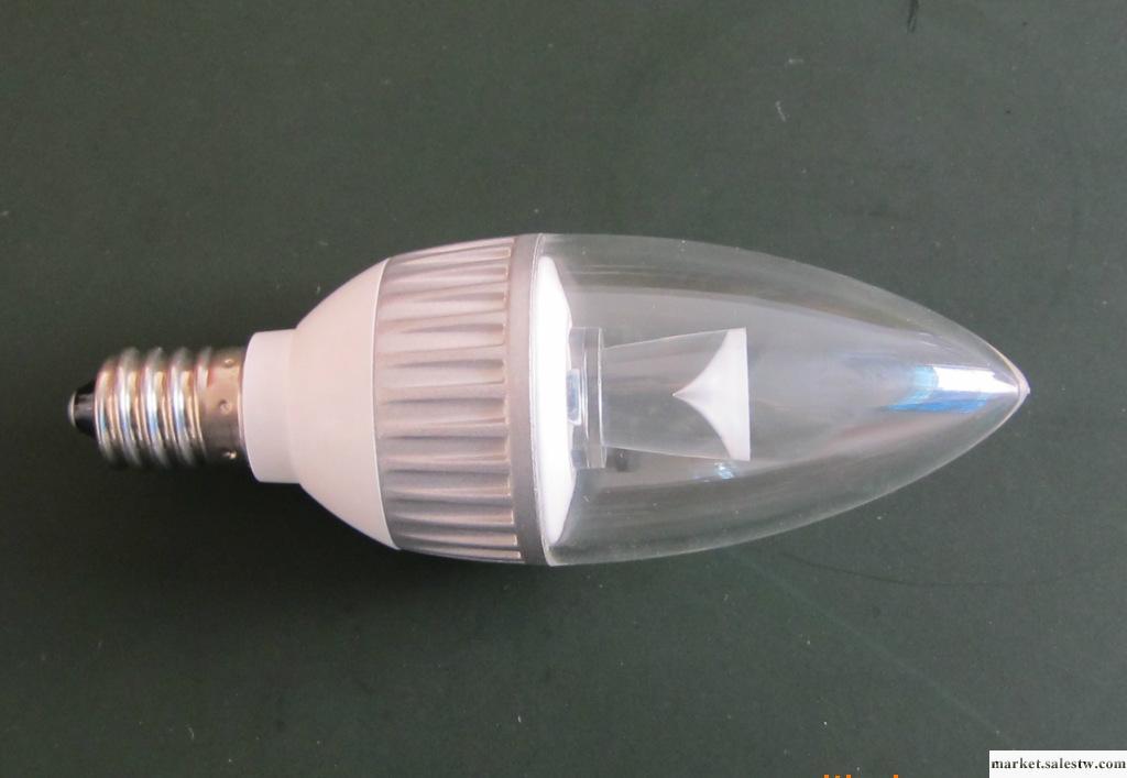 LED 蠟燭燈、水晶燈、節能燈、透明球泡燈 CREE1*1W工廠,批發,進口,代購