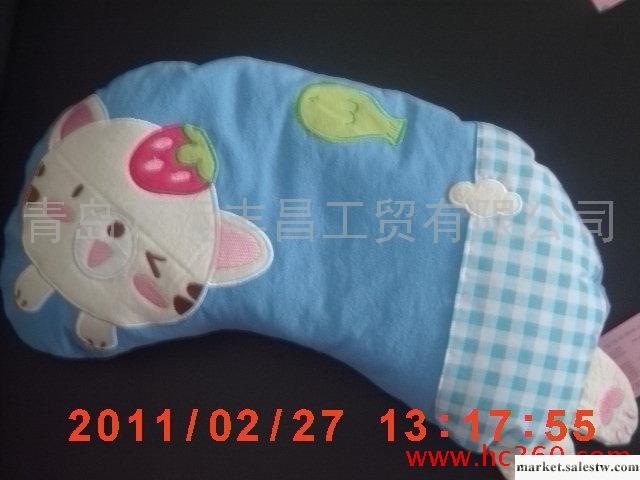 供應Lucky Bear40*20cm淘氣熊原單正品純棉兒童保健枕頭工廠,批發,進口,代購