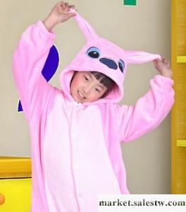 供應包郵珊瑚絨動物卡通連體睡衣史迪仔熊貓兔子長頸鹿男女加長加厚工廠,批發,進口,代購