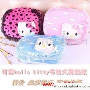 供應2011新款hello kitty書包式靠墊被卡通抱枕被汽車用裝飾被空調被工廠,批發,進口,代購