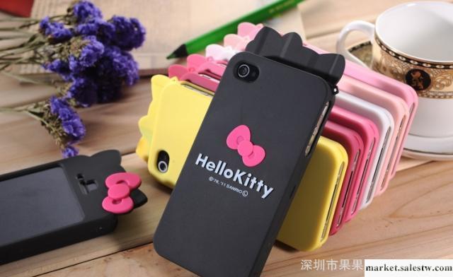 hellokitty 蝴蝶結 iphone4 外殼 iphone4S 套 雙面殼 保護套工廠,批發,進口,代購