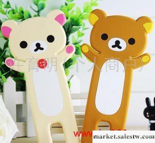 輕松小熊懶懶熊 iphone4 3GS 日韓 手機座 支架 電影支架饒線器工廠,批發,進口,代購