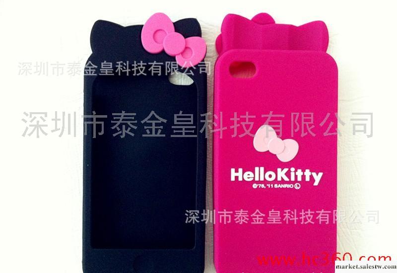 蘋果iphone4g  Hello kitty手機硅膠套批發・進口・工廠・代買・代購