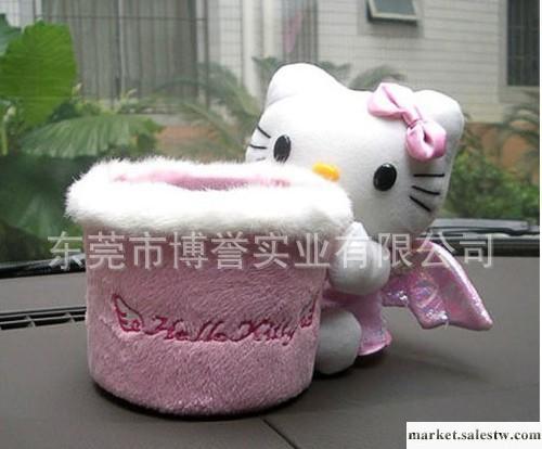 汽車內飾套裝；HELLO KITTY毛絨車飾掛件；毛絨玩具；汽車置物筒工廠,批發,進口,代購