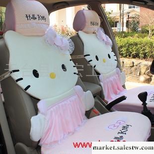 正品hello kitty立體造型坐墊 凱蒂貓卡通夏季冰絲汽車坐墊KT座墊工廠,批發,進口,代購