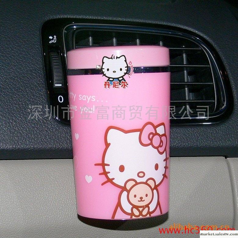 丹尼爾のHello Kitty LED夜光車用煙灰缸車用雜物筒車內垃圾筒工廠,批發,進口,代購