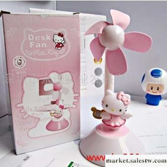 新款hello kitty風扇 USB風扇 超大風電池+USB兩用 KT風扇工廠,批發,進口,代購