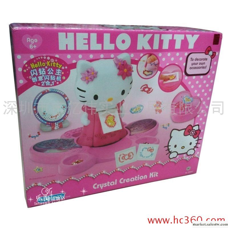 萬代正品 Hello Kitty 凱蒂貓閃鉆公主創意閃鉆機2合一 003091工廠,批發,進口,代購