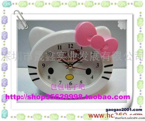 hello kitty時鐘 hello kitty鬧鐘 卡通鬧鐘 時尚鐘表工廠,批發,進口,代購