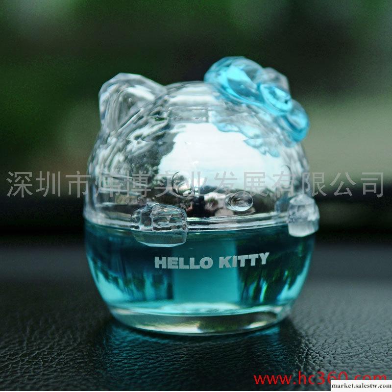 正版Hello Kitty汽車香水座 車用水晶座式香水 車載香水 汽車飾品工廠,批發,進口,代購