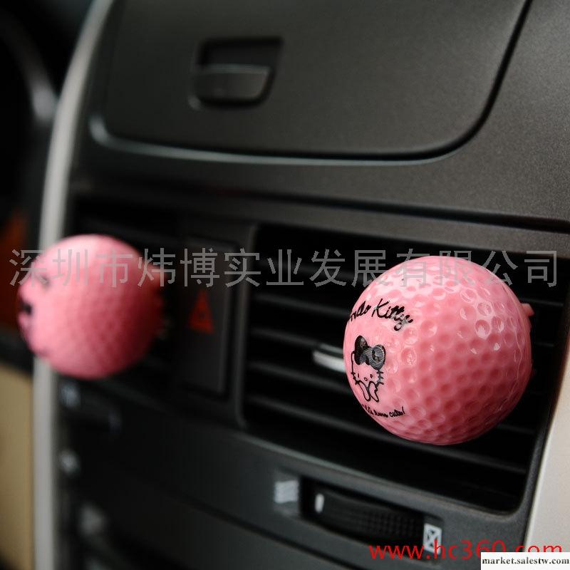 正版Hello Kitty汽車香水 車用高爾夫出風口香水 車載香薰工廠,批發,進口,代購