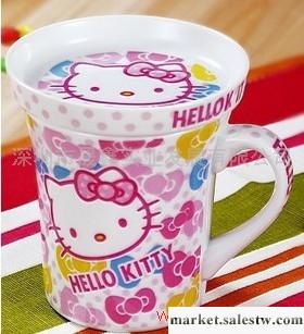 創意Hello Kitty 反口杯 陶瓷杯 卡通水杯 可愛茶杯 牛奶杯工廠,批發,進口,代購