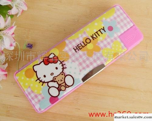 hello kitty 凱蒂貓鉛筆盒兩層文具盒鉛筆盒削筆刀工廠,批發,進口,代購