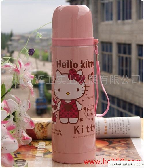 hello kitty粉色不銹鋼保溫杯 保溫瓶配吊繩 超可愛保溫杯工廠,批發,進口,代購