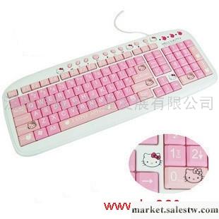 Hello Kitty鍵盤 超薄多媒體鍵盤 蘋果鍵盤卡通鍵盤工廠,批發,進口,代購
