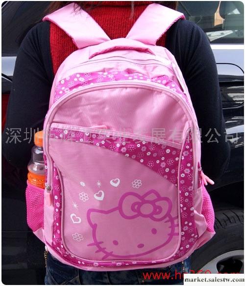 可愛雙肩包包女款hello kitty韓版小學生書包特價 兒童書包工廠,批發,進口,代購