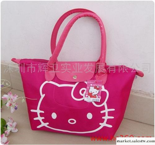 Hello Kitty玫紅色環保袋 手提包 購物袋游泳包女生必備工廠,批發,進口,代購