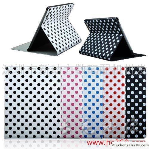 蘋果 ipad 2 3 smart cover 波點皮套 圓點超薄休眠支架保護套工廠,批發,進口,代購