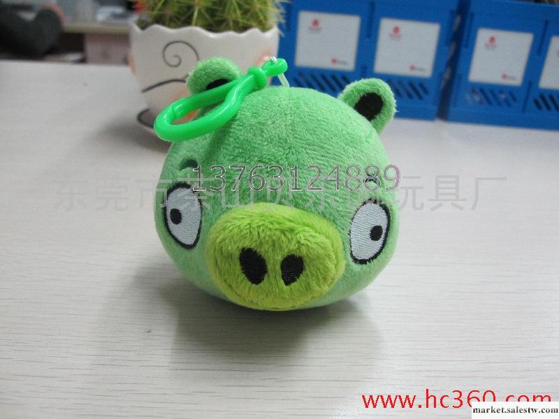 供應憤怒的小鳥公仔 小豬掛件10CM 廠家直銷工廠,批發,進口,代購