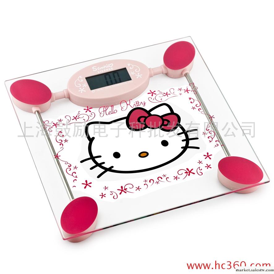 正版HELLO KITTY電子稱體重秤人體秤卡通可愛迷你禮品秤特價包郵工廠,批發,進口,代購