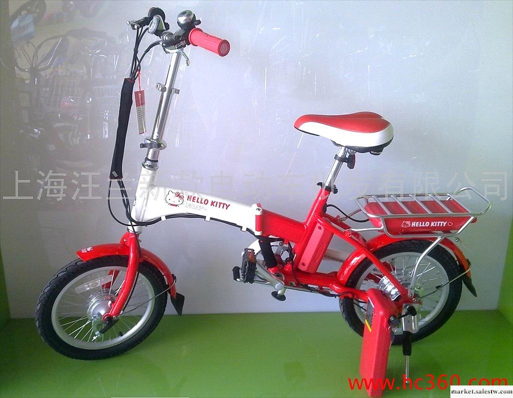 捷奧比 迷你Hello Kitty版折疊電動自行車 迷你時尚工廠,批發,進口,代購