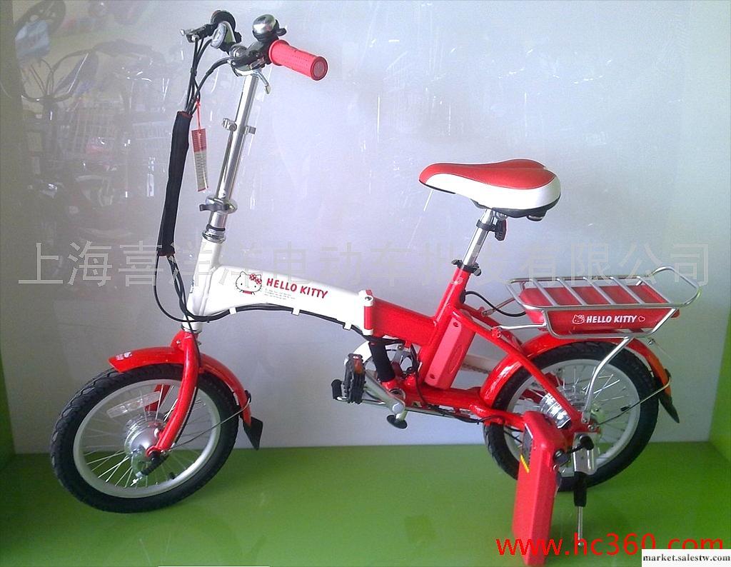 捷奧比 迷你Hello Kitty版折疊電動自行車 迷你時尚工廠,批發,進口,代購