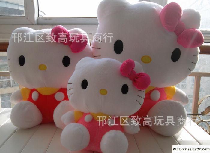 毛絨玩具 新款正版hello kitty蝴蝶結凱蒂貓 KT貓公仔45厘米工廠,批發,進口,代購