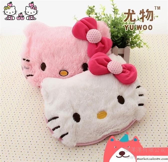 供應正品HELLO KITTY毛絨防爆雙插手充電熱水袋暖水袋暖手寶KT貓 女生工廠,批發,進口,代購