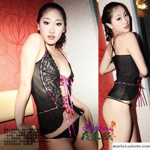 供應夜未眠情趣內衣性感裙裝 QZ1139 浪漫柔情開衫透明套裝工廠,批發,進口,代購