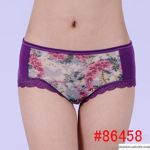 供應批發女式中腰大碼竹纖維內褲印花女士內褲情趣三角內褲工廠,批發,進口,代購